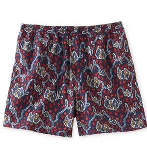 Outerknown Large Swim Trunks Men Multicolor Patterned Shorts